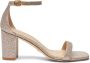 Stuart Weitzman Blokhak Sandaal Pink Dames - Thumbnail 1