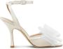 Stuart Weitzman Blushing BOW 100 Sandal Beige Dames - Thumbnail 1