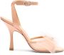 Stuart Weitzman Blushing BOW 100 Sandal Orange Dames - Thumbnail 1