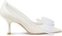 Stuart Weitzman Blushing BOW 75 Pump Beige Dames - Thumbnail 1