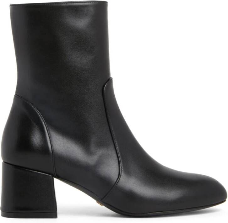 Stuart Weitzman Boots & laarzen Flareblock 60 Zip Bootie in zwart