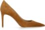 Stuart Weitzman Bruin Suède Leren Hak Décolleté Brown Dames - Thumbnail 1