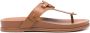 Stuart Weitzman Bruine Platte Schoenen SW Monogram Brown Dames - Thumbnail 1