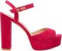 Stuart Weitzman Diamanten Gesp Plateau Sandaal Pink Dames - Thumbnail 5