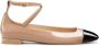 Stuart Weitzman Eden Strap Flat Beige Dames - Thumbnail 1