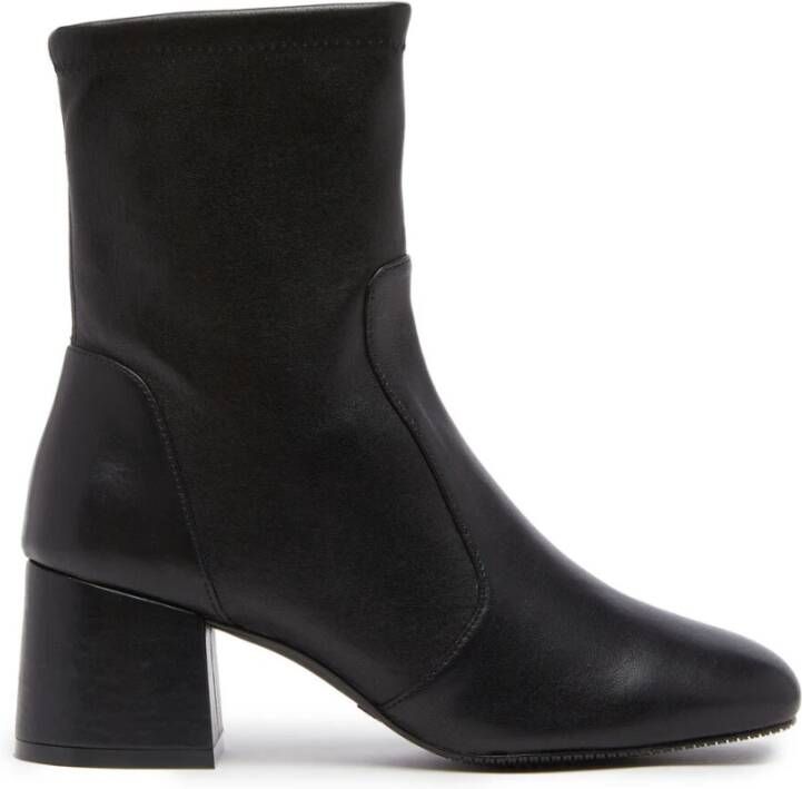 Stuart Weitzman Elegante 60mm Hak Stretch Soklaarzen Black Dames