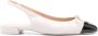 Stuart Weitzman Elegante Boog Ballerina Witte Schoenen White Dames - Thumbnail 1