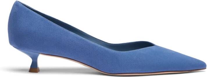 Stuart Weitzman Elegante EVA 35 Pump Blue Dames