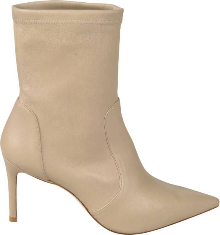 Stuart Weitzman Elegante Laarzen voor Vrouwen Beige Dames