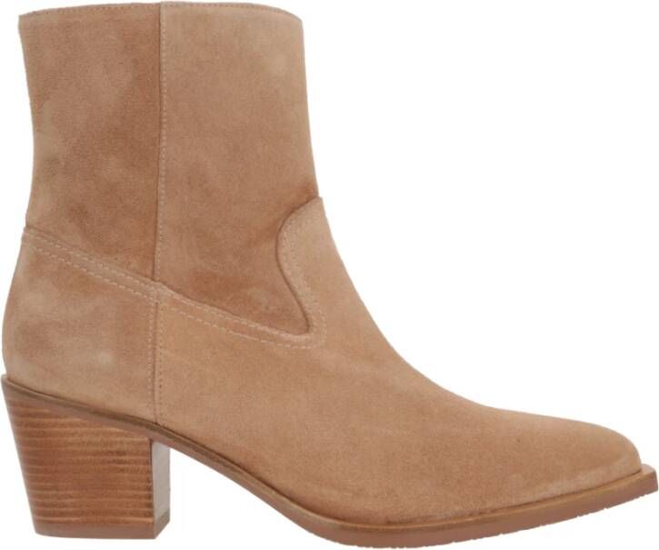 Stuart Weitzman Elegante Leren Laarzen Brown Dames