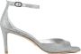 Stuart Weitzman Metallic Finish Sandaal met Uitgesneden Detail Gray Dames - Thumbnail 1