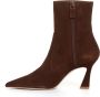 Stuart Weitzman Elegante Suède Enkellaarzen Koffie Brown Dames - Thumbnail 1