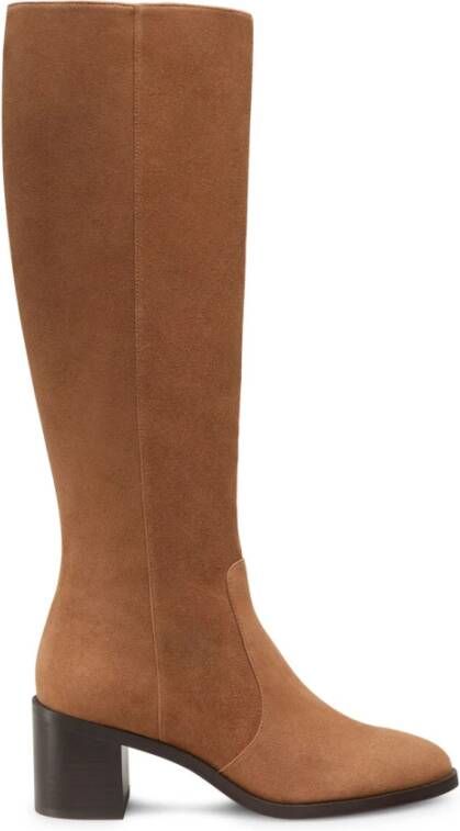 Stuart Weitzman Esme ZIP Boot Brown Dames