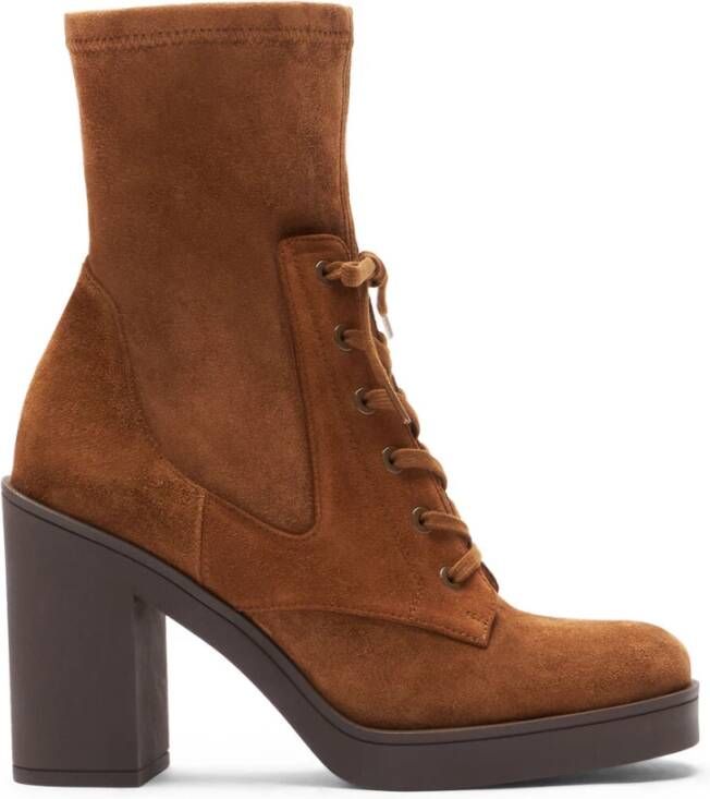 Stuart Weitzman Everitt 80 Bootie Brown Dames