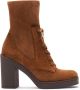 Stuart Weitzman Everitt 80 Bootie Brown Dames - Thumbnail 1