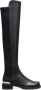 Stuart Weitzman Gedurfd Logo Over-de-Knie Laars Black Dames - Thumbnail 1