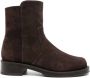 Stuart Weitzman Gedurfde Zip Btie Enkellaarzen Brown Dames - Thumbnail 1