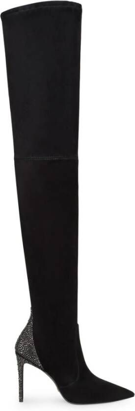 Stuart Weitzman Glamoureuze Ultrastuart Royale 100 Boot Black Dames