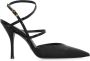 Stuart Weitzman Glanzend Leren Puntige Neus Pumps Black Dames - Thumbnail 1