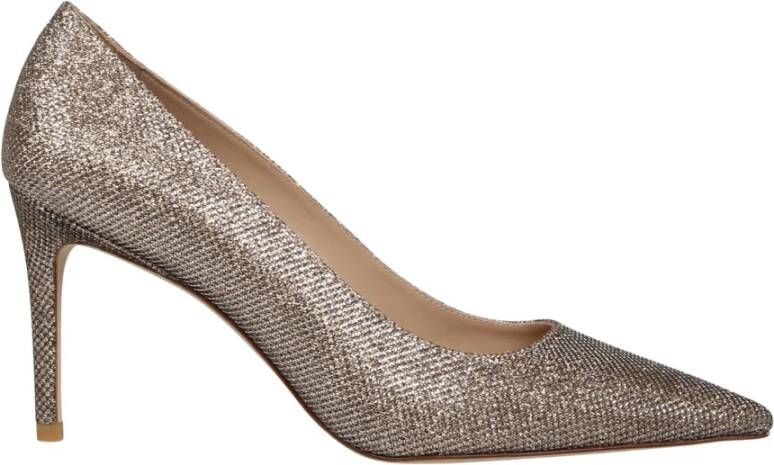 Stuart Weitzman Glittery New Noir Pump Gray Dames