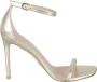 Stuart Weitzman Grijze Metallic Sandalen Hoge Hak Yellow Dames - Thumbnail 1