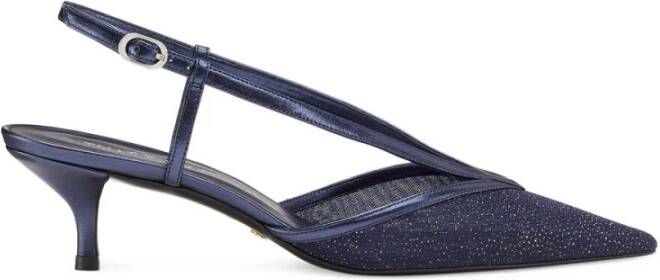 Stuart Weitzman Heeled Mules Blauw Dames