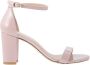 Stuart Weitzman Tijdloze blokhak sandalen Beige Dames - Thumbnail 1