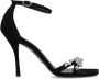 Stuart Weitzman Hoge sandalen met hak in Nudist-stijl Black Dames - Thumbnail 3