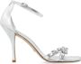 Stuart Weitzman Kristalversierde Nudist VOW Sandaal Gray Dames - Thumbnail 1