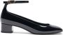 Stuart Weitzman Jane Enkelband Pomp Black Dames - Thumbnail 1