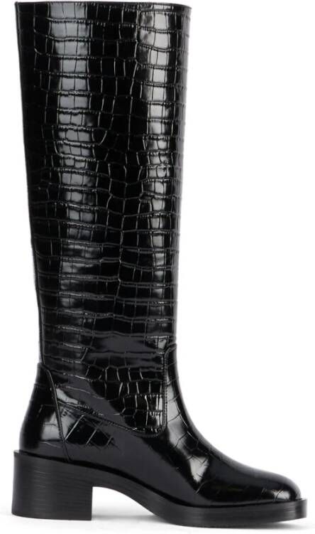 Stuart Weitzman Kaia Knee-High Boot Black Dames