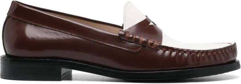 Stuart Weitzman Klassieke Loafer Schoen Brown Dames