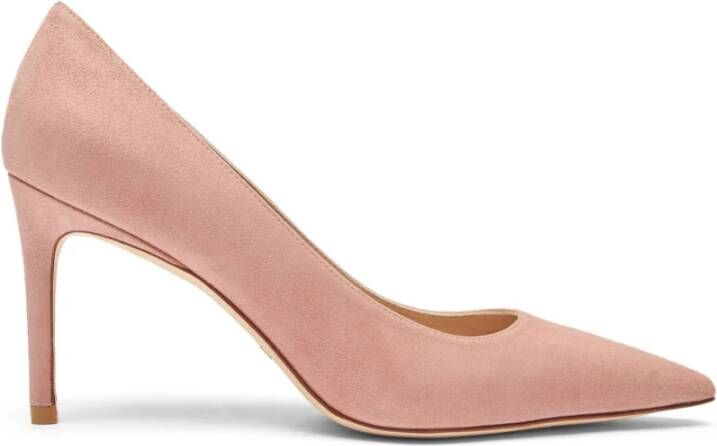 Stuart Weitzman Klassieke puntige pump Beige Dames