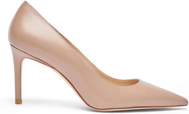 Stuart Weitzman Klassieke puntige pump Beige Dames