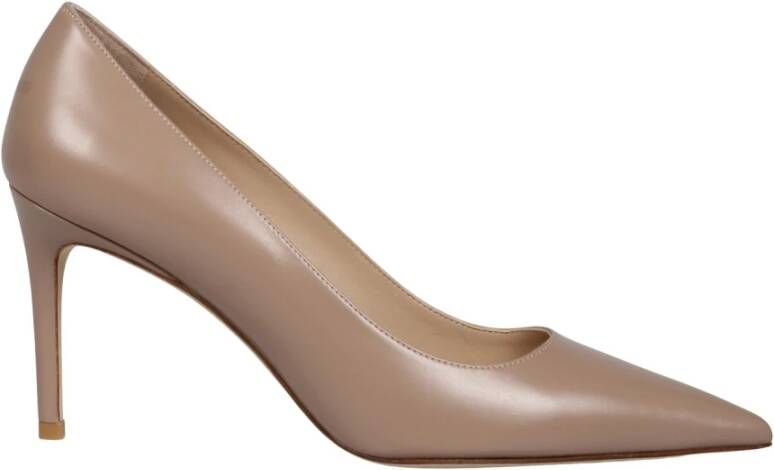 Stuart Weitzman Klassieke puntige stiletto-pomp Beige Dames