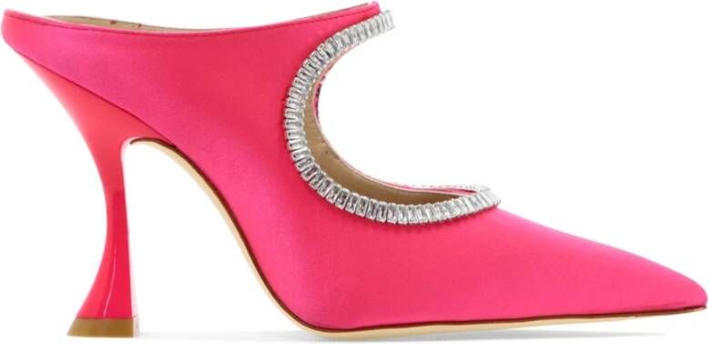 Stuart Weitzman Kristal Muiltjes Pink Dames