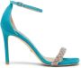 Stuart Weitzman Nudistcurve 100 Highshine Sandal Blauw Dames - Thumbnail 5