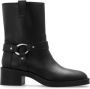 Stuart Weitzman Leren enkellaarzen Jax Black Dames - Thumbnail 1