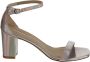 Stuart Weitzman Leren Nudistcurve Sandalen Gray Dames - Thumbnail 1