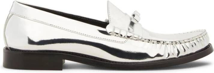 Stuart Weitzman Lottie BOW Loafer Gray Dames