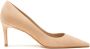 Stuart Weitzman Luxe Suède Pump Beige Dames - Thumbnail 1