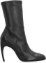 Stuart Weitzman Luxecurve Leren Enkellaarzen Black Dames - Thumbnail 1