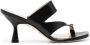 Stuart Weitzman Lyla leren sandalen Zwart Dames - Thumbnail 1