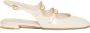 Stuart Weitzman Mary Jane Ballerina's Ivoor Lakleer Beige Dames - Thumbnail 1