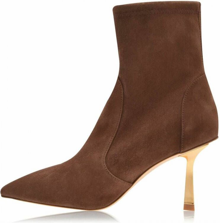 Stuart Weitzman Max 85 Enkellaarsjes Brown Dames