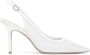 Stuart Weitzman Mesh Slingback Sandalen White Dames - Thumbnail 1