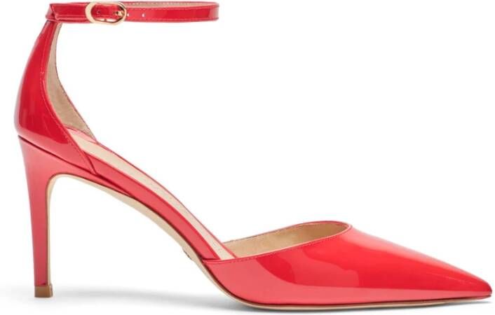 Stuart Weitzman Minimalistische Bandpomp Red Dames