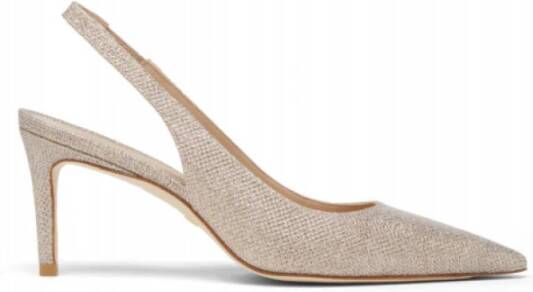 Stuart Weitzman Minimalistische Slingback Pump Beige Dames