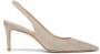 Stuart Weitzman Minimalistische Slingback Pump Beige Dames - Thumbnail 1