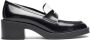 Stuart Weitzman Moderne Loafer met 40-mm Blokhak Black Dames - Thumbnail 1